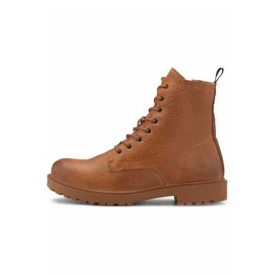 Afbeelding van Blackstone Veterboots, Dames, Maat: 39, Mittelbraun Leer