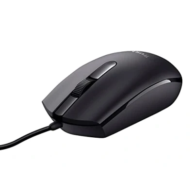 Image de Souris filaire Trust Basi Noir