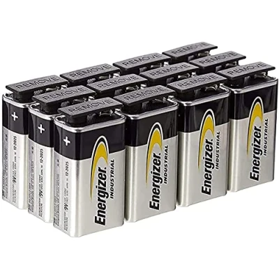 Afbeelding van Energizer Industrial alkalinebatterijen, 9 V, 12 stuks