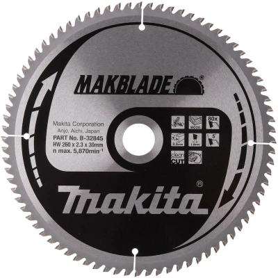 Image de MAKITA B 32845 lame de scie MAKBLADE 260x30x80T