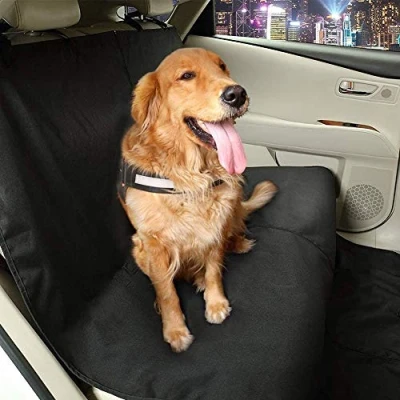 Afbeelding van Stoelhoes voor honden, beschermhoes autostoel, transport, waterdicht, antislip, wasbare reisstoelhoes, achterbankbescherming auto (132 x 142 cm)