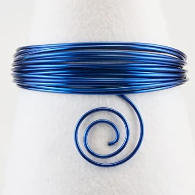 Afbeelding van Vaessen Creative Aluminium Draad 2,5mm ±37m 500g Royaal blauw