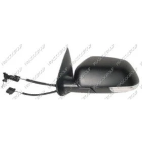 Afbeelding van Buitenspiegel Prasco SK0247124 Links Met grondlaag Van binnen instelbaar, Instellen: kabel, Bol vormig SKODA: Octavia 2 Combi