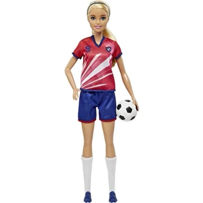 Afbeelding van Barbie Careers Voetballer Pop