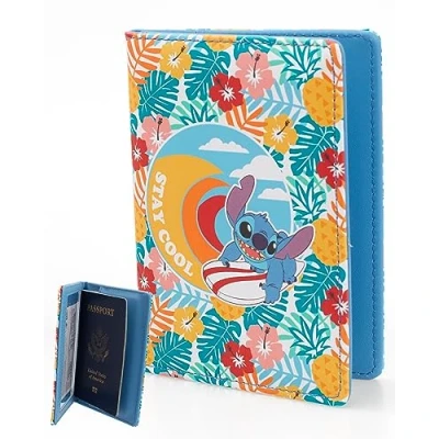 Afbeelding van Disney Lilo &amp; Stitch Reispaspoorthouder officieel gelicentieerd product, meerkleurig, klassiek