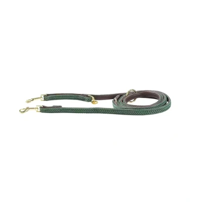 Afbeelding van Kentucky Hondenriem Plaited Nylon Long Olijf Groen 2m Agradi.be