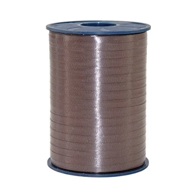 Afbeelding van C.E. Pattberg AMERICA Cadeaulint, espresso, 500 m bolduc voor verpakking, breedte 5 mm, decoratieve accessoires &amp; DIY, decoratielint geschenken, elke gelegenheid