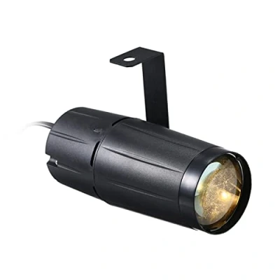 Afbeelding van Lixada 3 W LED Pinspot licht, unieke lichtstraal discoverlichting, verlichting voor kerstfeest, decoratie, bar, club, pub, DJ show, concert/eetverlichting, 7 verschillende kleuren