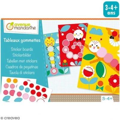 Image de Kit créatif Tableau mosaïque gommettes