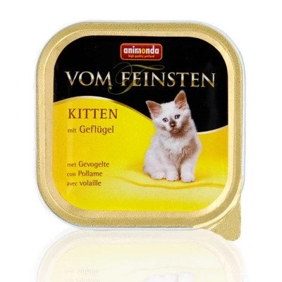 Afbeelding van Animonda Vom Feinsten Kitten gevogelte 32x100 gr.