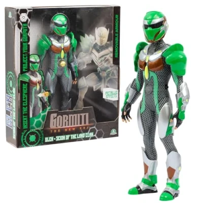 Afbeelding van Gelede figuur GORMITI Scion met Earth projector Glen 27 cm vanaf 4 jaar oud GRV054