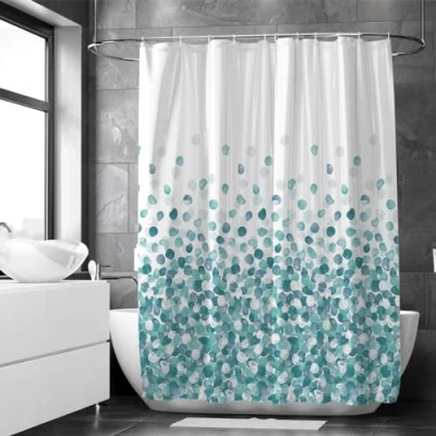 Afbeelding van Loti Living Douchegordijn Anti Schimmel Oceaan Inclusief ringen Waterdicht Polyester 180x200 cm