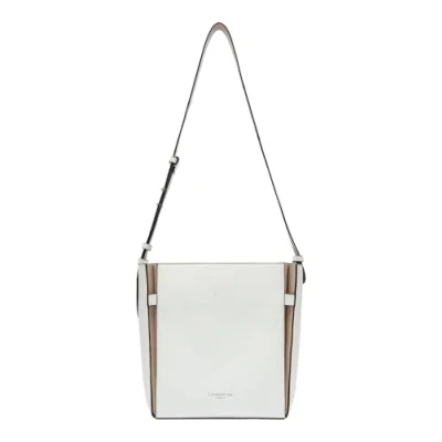 Afbeelding van LIEBESKIND BERLIN Leren Schoudertas Hilla Small Pebble Hobo Bag Arctic Crème