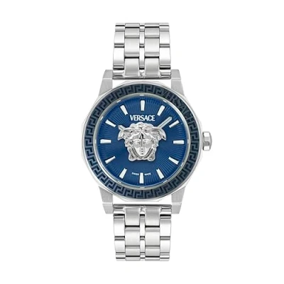Afbeelding van Versace Medusa Deco VE9I00324 Horloge Staal Zilverkleurig Ø 43 mm