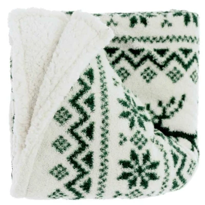Afbeelding van Unique Living Plaid Mirre Dark Green 130x160cm