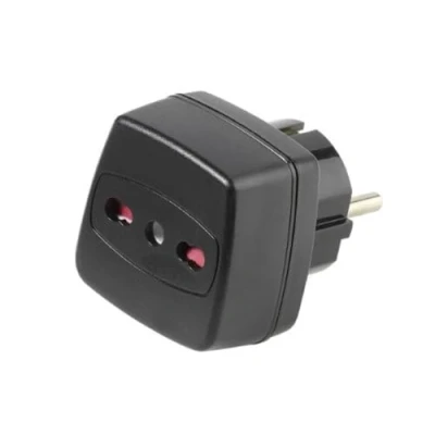 Afbeelding van Vivanco, Reisadapters, Reisstekker Italië,I Socket Schuko St.