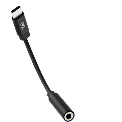 Image de Adaptateur USB Type C vers Jack 3.5 mm femelle T&#039;n&#039;b Noir