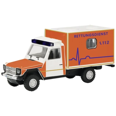 Afbeelding van Schuco 452674300 H0 Hulpdienstvoertuig Mercedes Benz G Rode Kruis