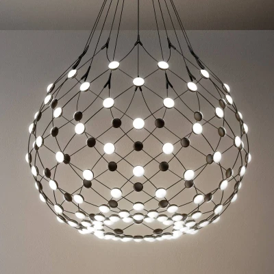 Afbeelding van Luceplan Mesh hanglamp Ø 80cm 2m afhanghoogte
