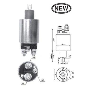 Afbeelding van MAGNETI MARELLI 940113050539 Magneetschakelaar, startmotor