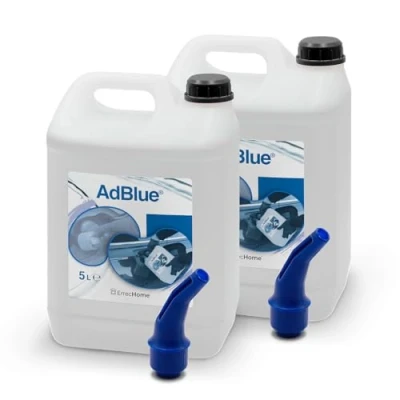 Afbeelding van ErrecHome AdBlue® Dieselmotoradditief met eenvoudige schenktuit voor NOx reductie op ureumbasis, ISO 22241 1, 10 l (2 x 5 l)