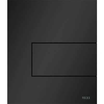 Afbeelding van Tece square urinoirbedieningsplaat metaal inclusief cartouche mat zwart