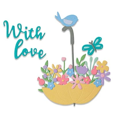 Afbeelding van Sizzix 665180 Thinlits paraplumatrijzen van Olivia Rose, 11 stuks