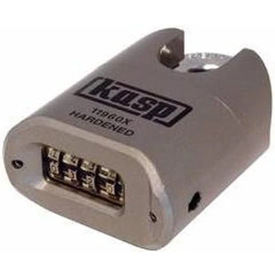 Afbeelding van Kasp K11960XD Hangslot Verschillend sluitend Zilver Cijferslot