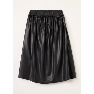 Afbeelding van Sofie Schnoor Meisjes June rok van imitatieleer in de kleur Zwart, maat: 164