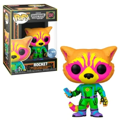 Afbeelding van Funko Pop! Marvel Guardians of the Galaxy Rocket #1241 (Blacklight) Exclusive