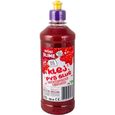 Afbeelding van Tuban Glitter lijm rood 500 ml