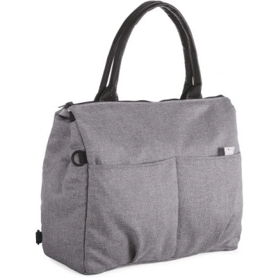 Image de Chicco sac à bandoulière 44 cm poly coton/polyuréthane gris 4 pièces