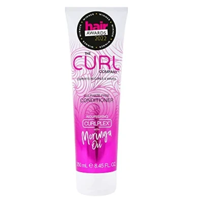 Afbeelding van The Curl Company Sulfaatvrije conditioner (250 ml) Professioneel geformuleerd met verzorgende curplex moringa olie. Experts in krullen en golven