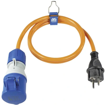 Afbeelding van AS Schwabe 62434 Stroom Adapterkabel 16 A Oranje 1.5 m H07BQ F 3G 2,5 mm²