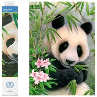 Afbeelding van Diamond Dotz Panda Prince Painting 12.793 40x30 cm