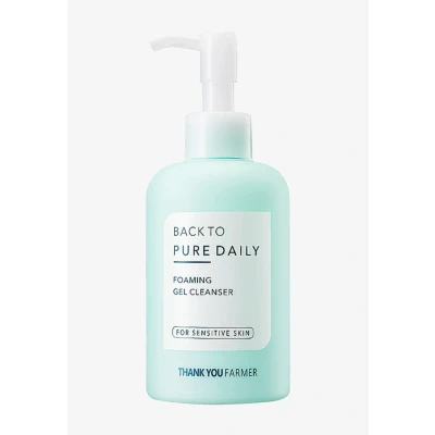 Afbeelding van Thank You Farmer BACK TO PURE Daily Foaming GEL Cleanser Gezichtsreiniger, Maat: 200 ml, Black