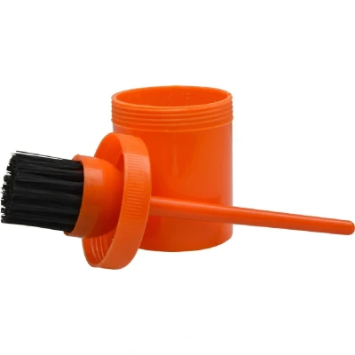 Afbeelding van Hippotonic Hoefkwast met Potje Oranje 125ml