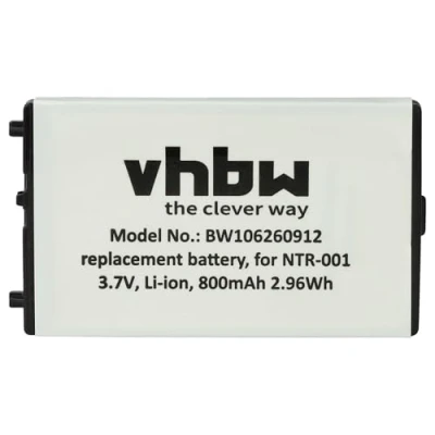 Afbeelding van vhbw 1 batterij compatibel met Nintendo Game Boy DS, C/AGS A BP USA, NDS, AGS USA gameconsole (800 mAh, 3,7 V, Li Ion)