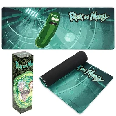 Afbeelding van Rick and Morty muismat, XL, bureauonderlegger, 80 x 36 cm, origineel bureauaccessoire