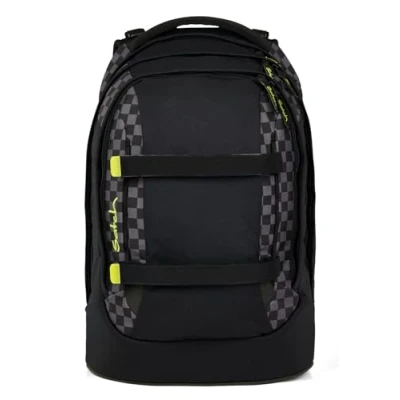 Afbeelding van satch Pak vanaf de 5e klasse, ergonomisch, 30 l, stabiele opbergruimte, organisatietalent, Dark skate, Zwart, eenheidsmaat, Skate Eén maat