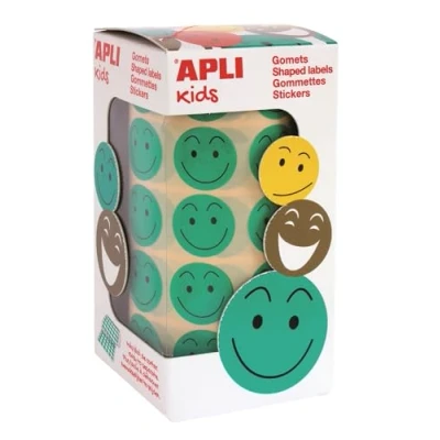 Afbeelding van Apli Kids 14373 Smile stickers, 20 mm, 900 stuks