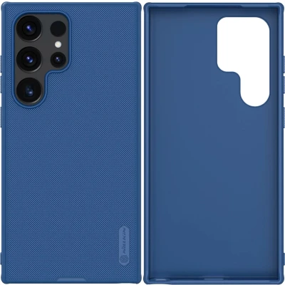 Afbeelding van Nillkin Super Frosted Shield Pro gepantserde case voor Samsung Galaxy S24 Ultra blauw
