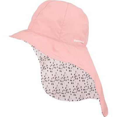 Afbeelding van Overige Merken Waimea Bora Baby Zonnehoedje Uv40 Bescherming 2 Zijdig Roze/Wit/Zwart