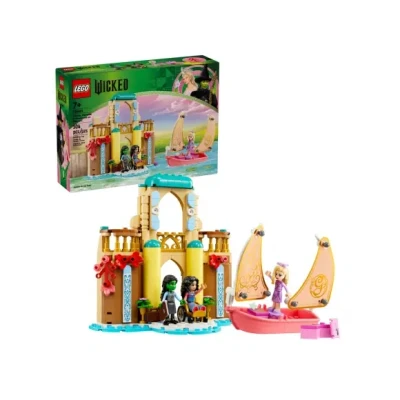 Afbeelding van LEGO Wicked Glinda Elphaba en Nessarose op Shiz University 75681