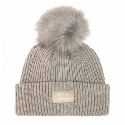 Afbeelding van Kentucky Muts Pompom Beige