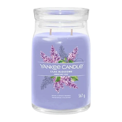 Afbeelding van Yankee Candle Geurkaars Large met 2 lonten Lilac Blossoms 16 cm / ø 9
