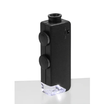 Afbeelding van Safe Safe, Zoom microscoop met LED max. Vergroting: 100x afm: 20x50x90 mm. per st.