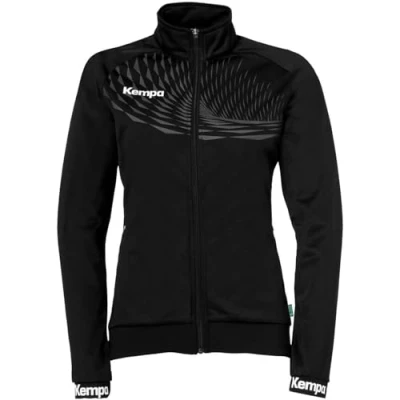 Afbeelding van Kempa Damen Trainingsjacke Wave 26 Poly Jacket Women 2003659 Schwarz/Anthra XL