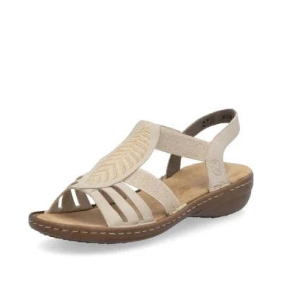 Afbeelding van Rieker Sandalen Plat Beige Maat 36