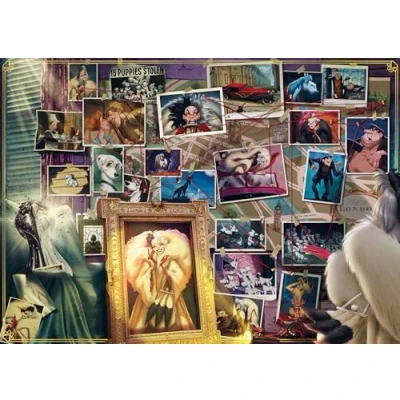 Afbeelding van Ravensburger puzzel Disney Villainous: Cruella de Vil Legpuzzel 1000 stukjes